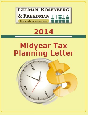 2014 Mid-year tax planning letter cover