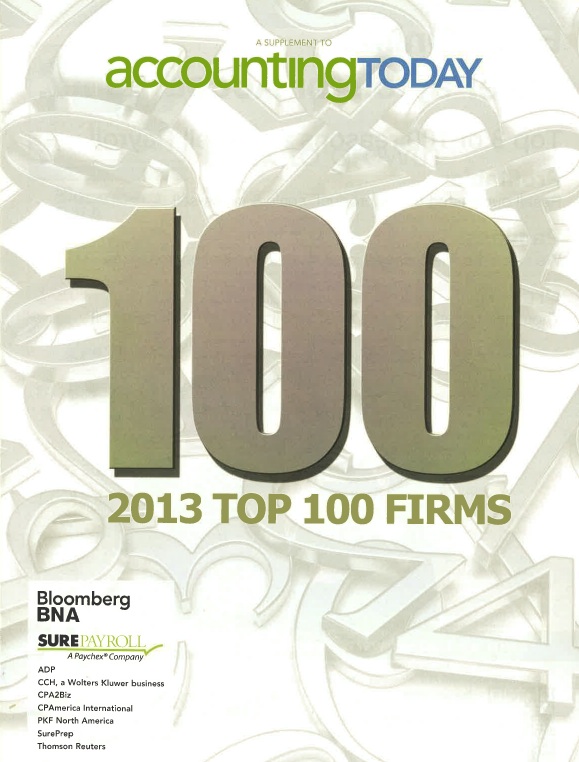 2013 Accounting Today Top 100 Firms