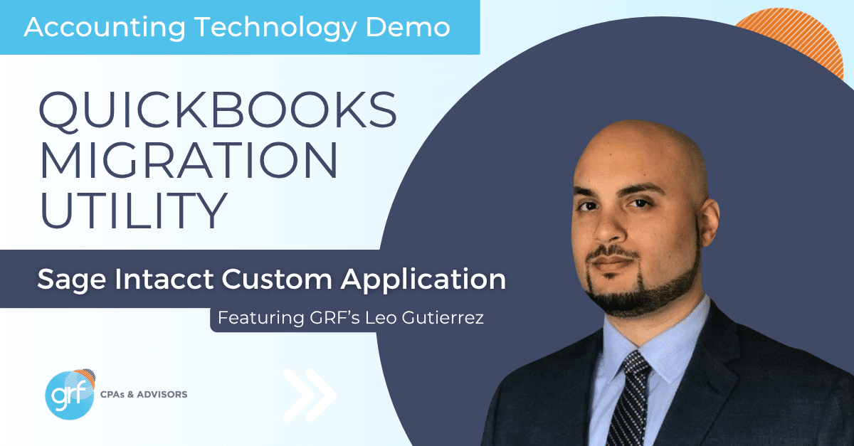 Quickbooks Migration Utility - GRF CPAs & Advisors